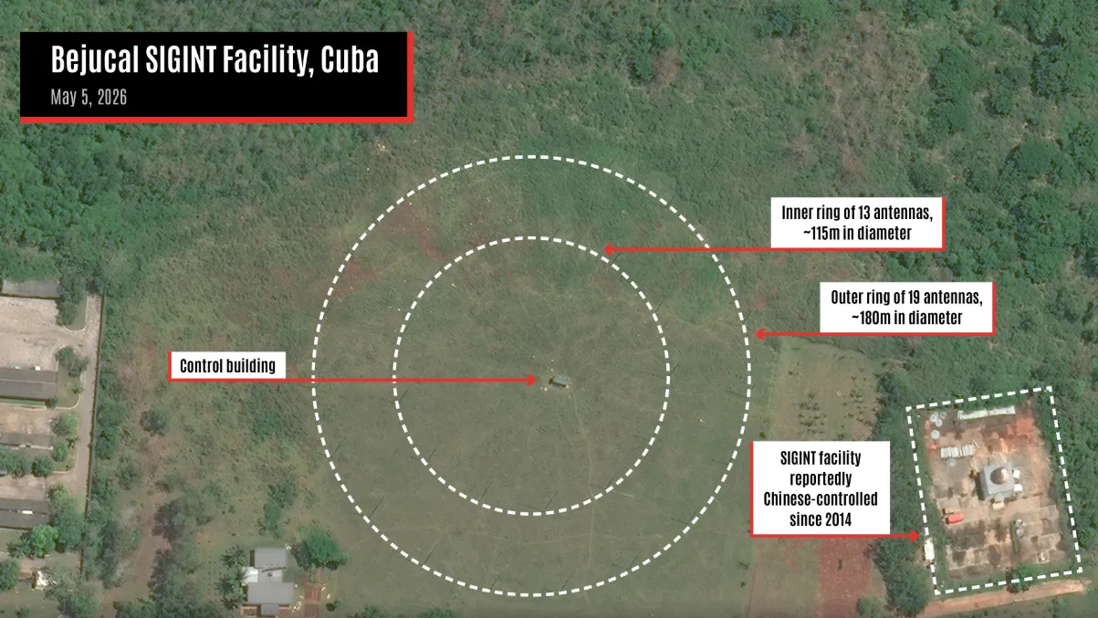 Nuevas instalaciones de espionaje chino en Cuba generan preocupación en EE.UU: imágenes satelitales revelan expansión de capacidades de inteligencia