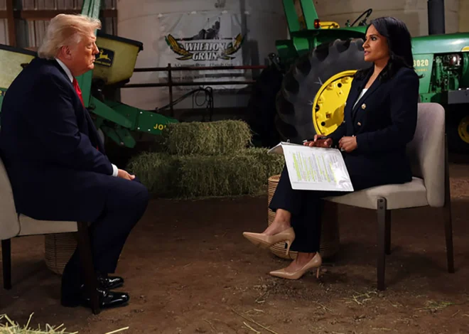 Trump abandona entrevista en medio de cuestionamientos sobre fondo polémico y fraude electoral